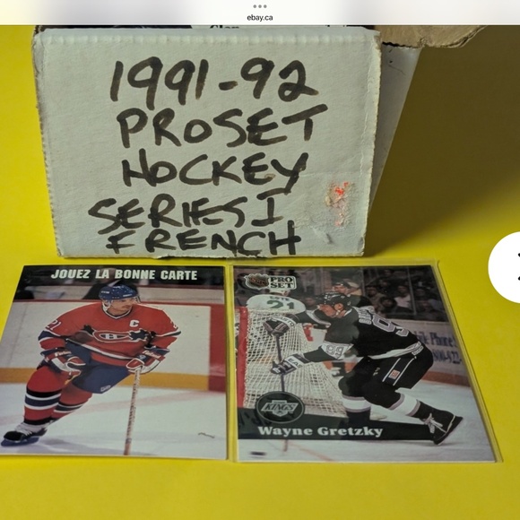 NHL 1991/92 PROSET hockey complete French set - Picture 1 of 1